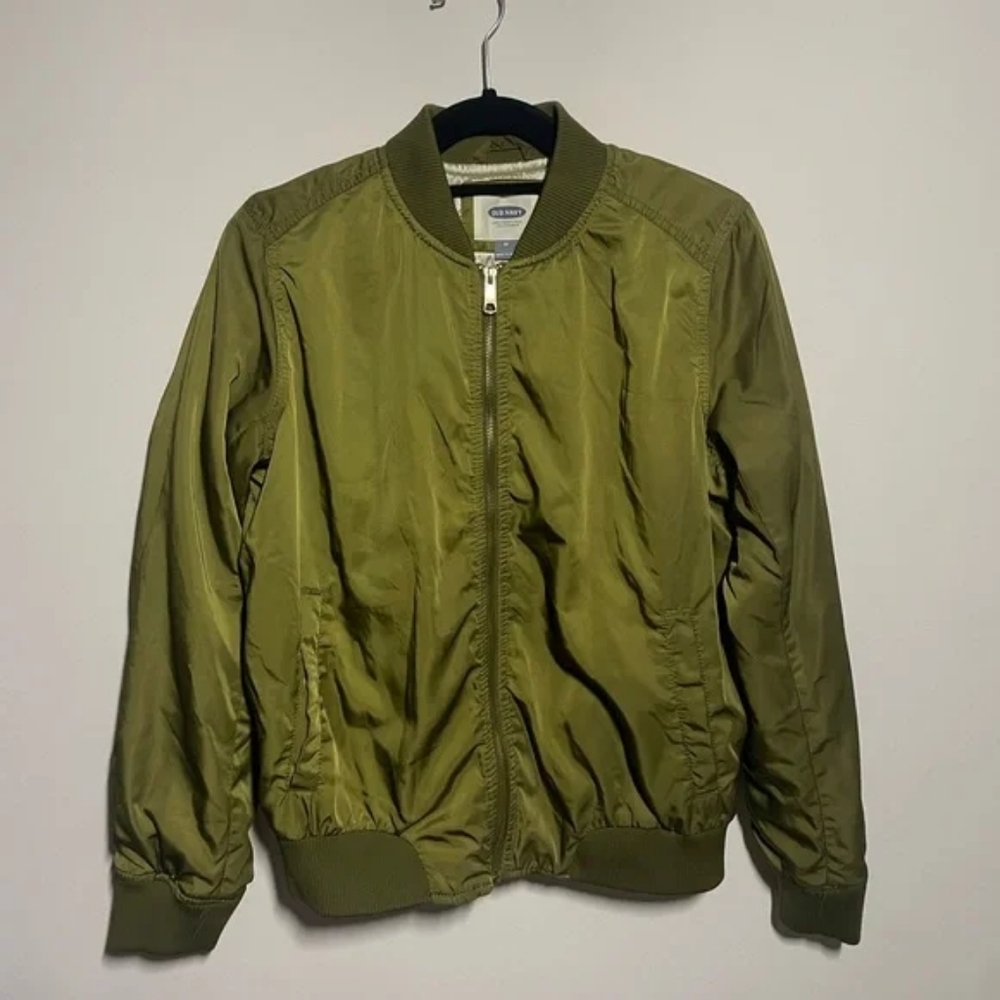 Old Navy Green Bomber Jacket